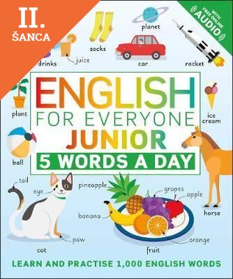 Lacná kniha English for Everyone Junior: 5 Words a Day