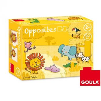 Drevené puzzle Protiklady
