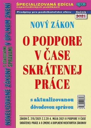 Nový zákon o podpore v čase skrátenej práce 17/2021