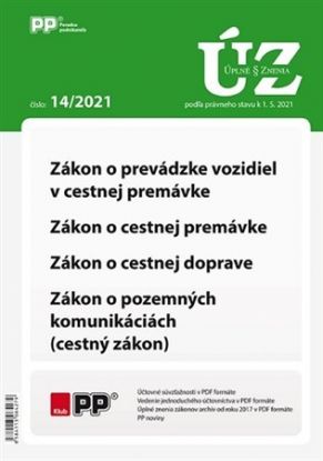 UZZ 14/2021 Zákon o prevádzke vozidiel v cestnej premávke