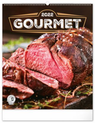 Nástenný kalendár Gourmet 2022, 48 × 56 cm