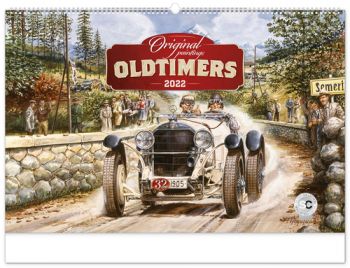 Nástenný kalendár Oldtimers – Václav Zapadlík 2022, 64 × 42 cm