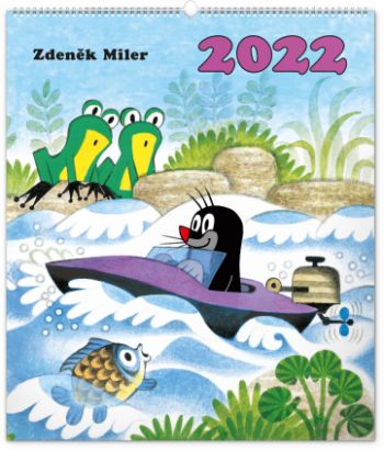 Nástenný kalendár Krtko 2022, 48 × 56 cm