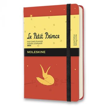 Diár MOLESKINE 2022 denný P.Prince oranžový S