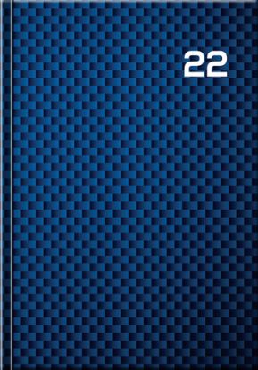 Denný diár A5 Print 2022 Blue