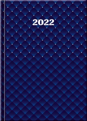 Denný diár A6 Praktik 2022 Modrý