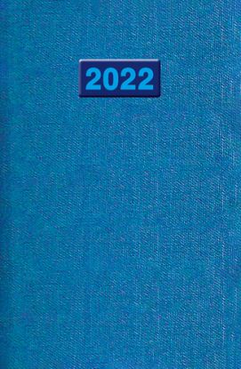 MINI diár DUO 2022 modrý