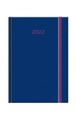 Pracovný diár A5  Point 2022 fialový