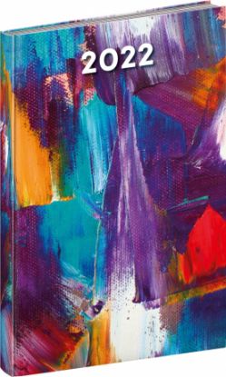 Týždenný diár Cambio Fun 2022, Maľba, 15 × 21 cm