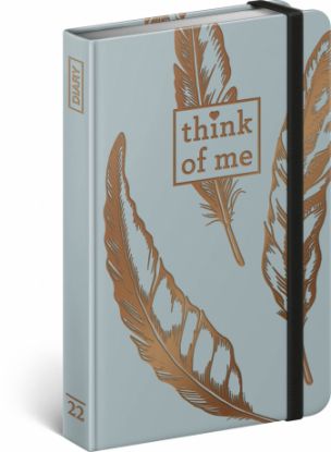Týždenný diár Pierka – Think of me 2022, 11 × 16 cm