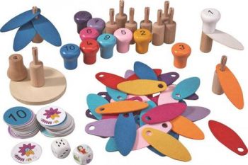 Haba edu hra Matematika 1-10 Číselné kvety