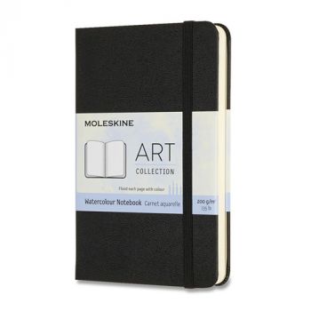 Skicár MOLESKINE Watercolour notebook čierny S
