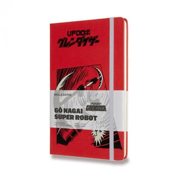 Zápisník MOLESKINE Go Nagai čistý červený L