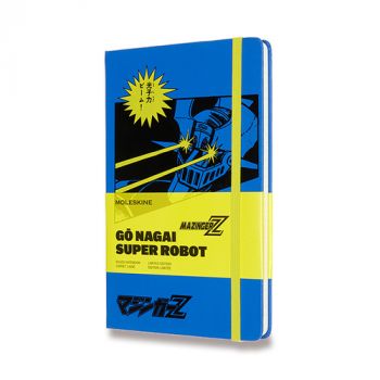 Zápisník MOLESKINE Go Nagai linajkový modrý L