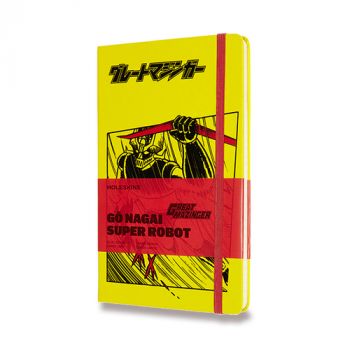 Zápisník MOLESKINE Go Nagai linajkový žltý L