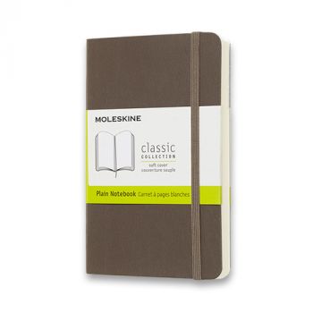 Zápisník MOLESKINE mäkký čistý khaki S