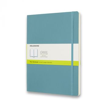 Zápisník MOLESKINE mäkký čistý tyrkysový XL