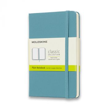 Zápisník MOLESKINE tvrdý čistý tyrkysový S