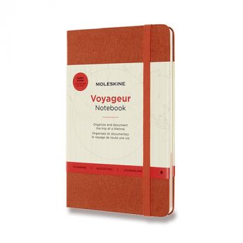 Zápisník MOLESKINE Voyageur oranžový