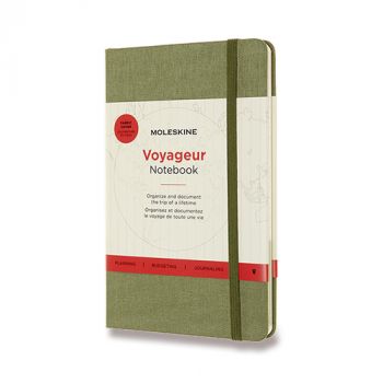 Zápisník MOLESKINE Voyageur zelený