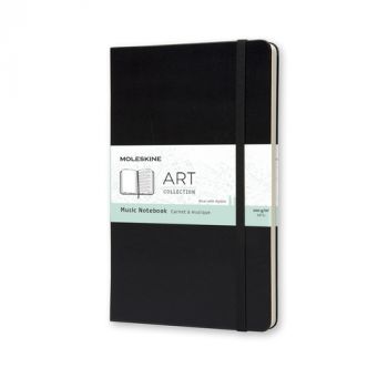 Hudobný zápisník MOLESKINE čierny L
