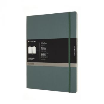 Zápisník MOLESKINE Professional mäkký tm.zelenýXXL