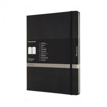 Zápisník MOLESKINE Professional tvrdý čierny XXL