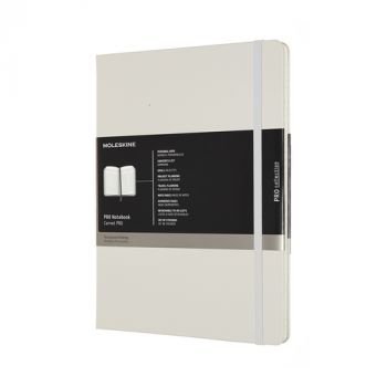 Zápisník MOLESKINE Professional tvrdý perl.sivý XL