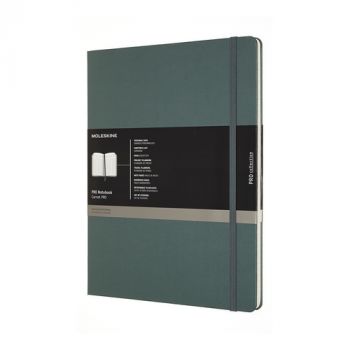 Zápisník MOLESKINE Professional tvrdý tm.zelenýXXL
