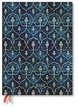 Diár Paperblanks 2022 Blue Velvet UL HOR