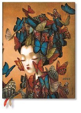 Diár Paperblanks 2022 Madame Butterfly UL VER