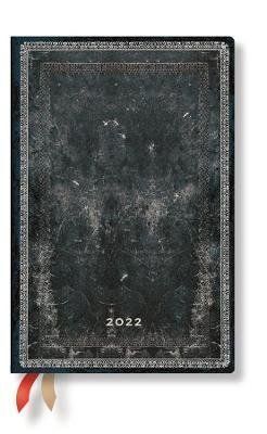 Diár Paperblanks 2022 Midnight Steel MN HOR