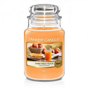 Yankee candle sviečka veľká Farm fresh peach