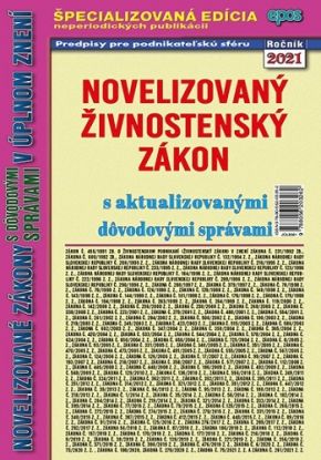 Novelizovaný živnostenský zákon 2021
