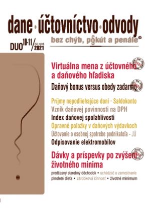 Dane, účtovníctvo, odvody 10-11 2021 - Zmeny v daniach, v účtovníctve, zdaňovaní miezd