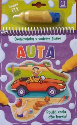 Omalovánka s vodním fixem: Auta