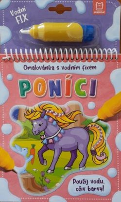 Omalovánka s vodním fixem: Poníci