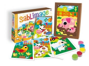 Sablimage Concept Box Pieskové obrázky Zvieratká z farmy