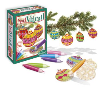 Vitrážny set Vianočné ozdoby