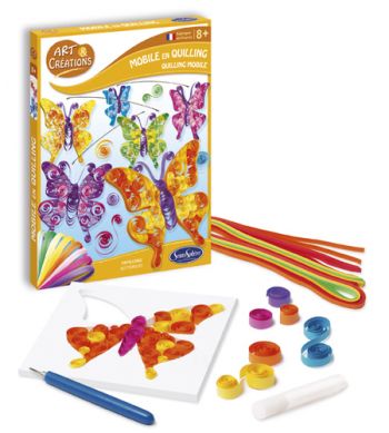 Vyrob si z papierových pásikov Quilling - Motýle