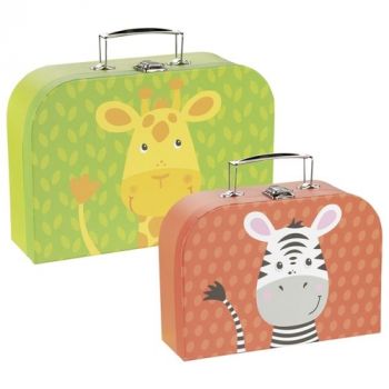 Set detských kufríkov Žirafa a zebra