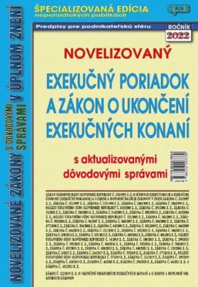Novelizovaný Exekučný poriadok 1/2022