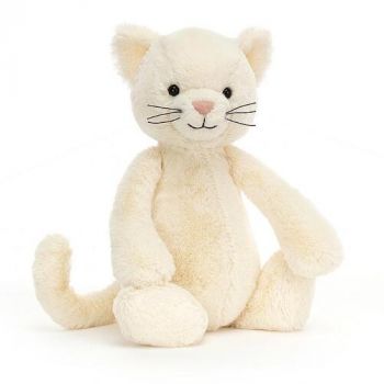 BASHFUL Krémové mačiatko plyšová hračka JELLYCAT