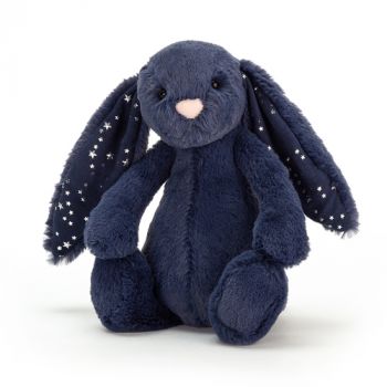 BASHFUL Polnočný Zajačik malý plyšová hračka JELLYCAT