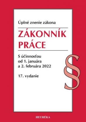 Zákonník práce Úzz, 17. vydanie 2022