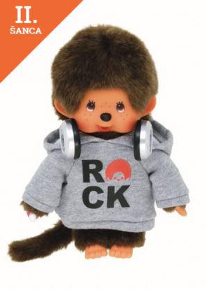 Lacná hra Mončiči chlapec v mikine so slúchadlami 20cm