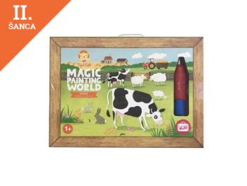 Lacná hra Magické maľovanie Farma