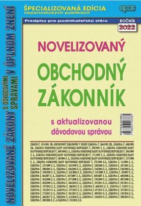 Novelizovaný obchodný zákonník 6/2022