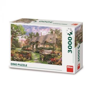 Puzzle Romantická chatka 3000 Dino