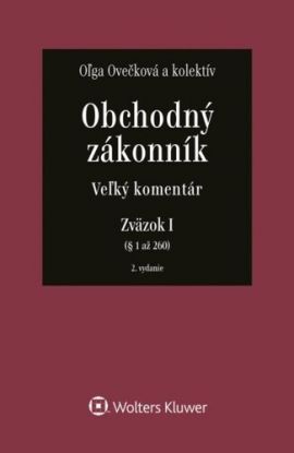 Obchodný zákonník - Veľký komentár, zväzok I., 2. vydanie